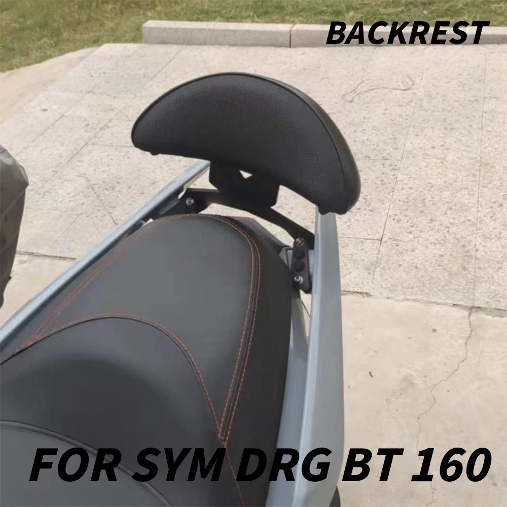 

Accessories Motorcycle Passenger Seat Rear Backrest Cushion Back Rest Pad For SYM DRG BT 160 Backrest