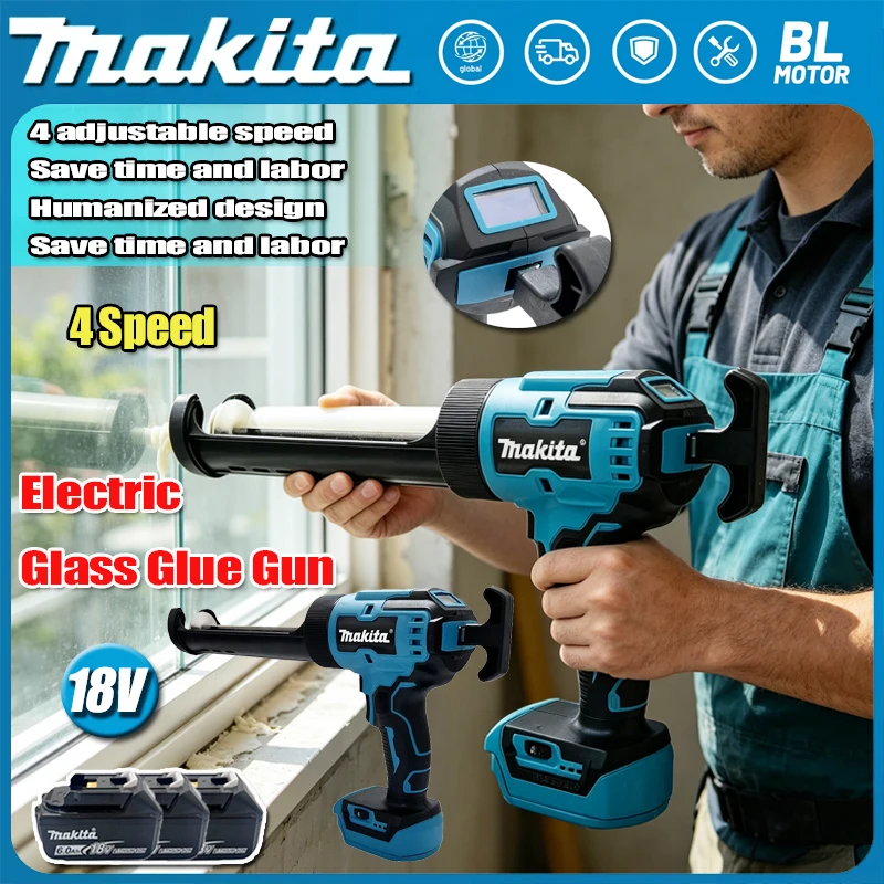 

Беспроводной пистолет для герметика Makita: электрический клеевой пистолет для стекла, цемента, герметизации, заполнения стеклянных дверей и окон