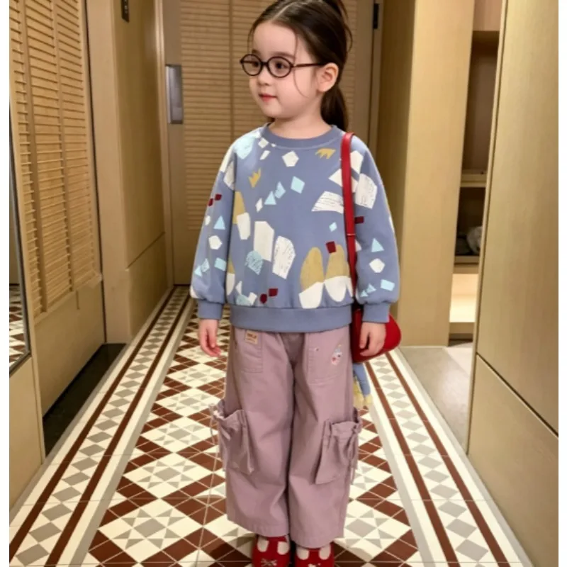 Boys' Hoodie Autumn and Winter New Item European and American Children's Round Neck Long Sleeved Pullover Casual