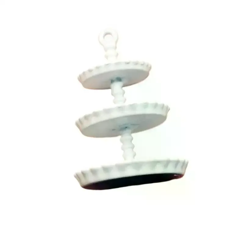 1Pcs Dollhouse Mini Cake Tray Model Simulation Miniature Cake Stand Ornament Toys Scene Decoration Doll House Accessories