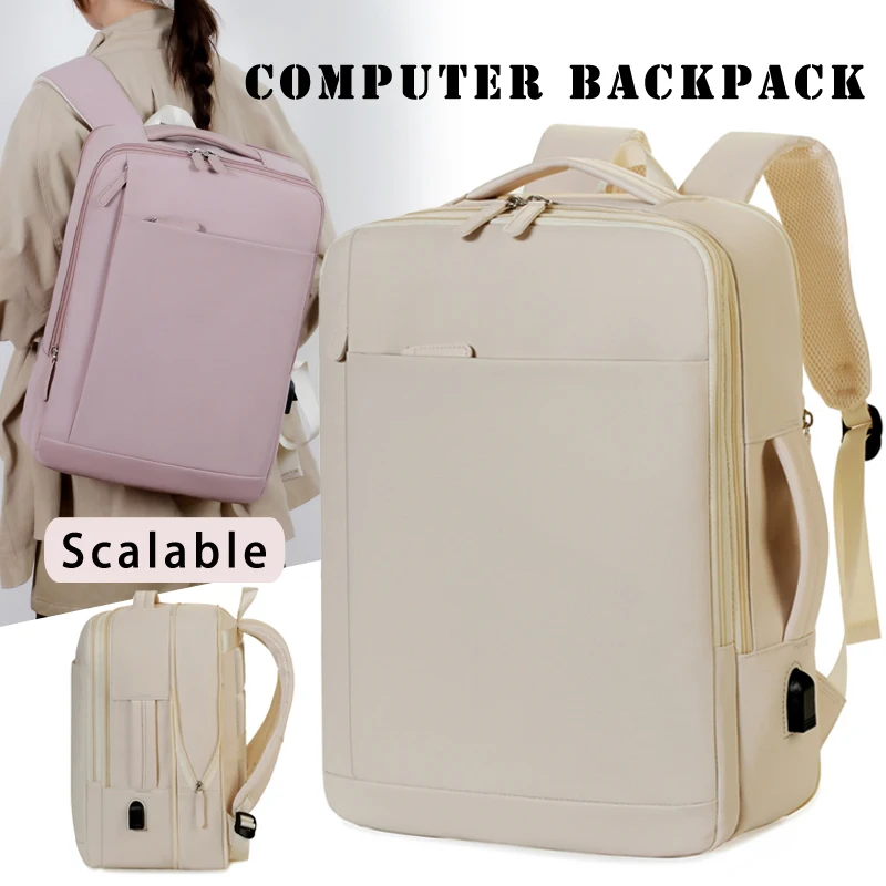 حقيبة ظهر للأعمال، حقيبة ظهر للسفر للرجال والنساء، حقيبة ظهر ذات سعة كبيرة، حقيبة ظهر للكمبيوتر المحمول مع فصل جاف ورطب