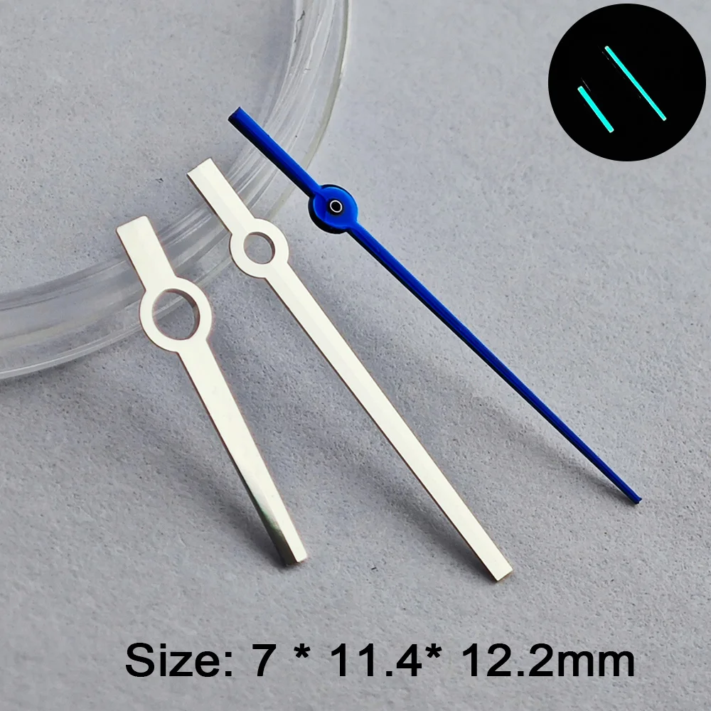 Hoogwaardige M8285 Wijzers met blauwgroene Lumoinous-kleur, geschikt voor M8285/N H35 sporthorloge-wijzeraccessoires