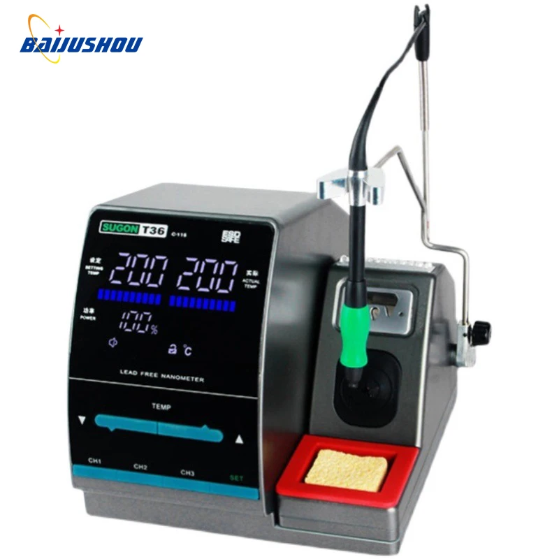 

T36 Nano Soldering Station 1S Rapid Heating With JBC Soldering Tip For Integrated Circuit Component Welding Repair