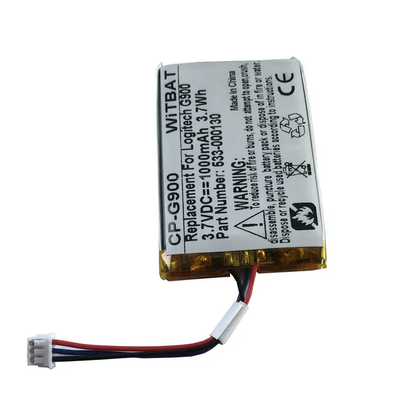 For Logitech K830 Illuminated Living-Room Keyboard Battery 533-000112