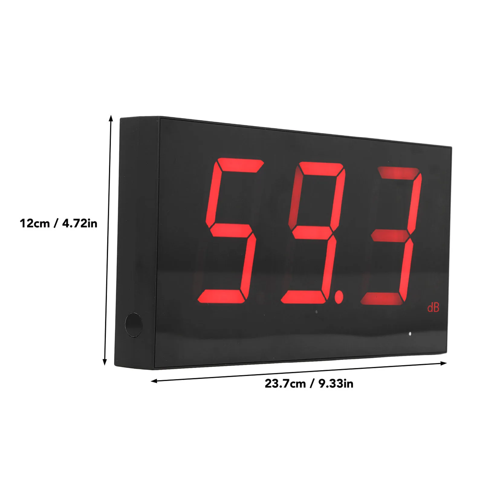 Wall Mounted Decibel Meter High Accuracy Wide Measuring Range USB Wall Hanging Sound Level Meter for Noise Monitoring