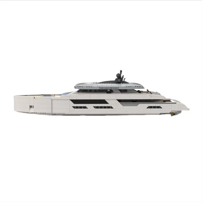 MOC-164898 Medium yacht creative puzzle assembled toy building block model gift adult