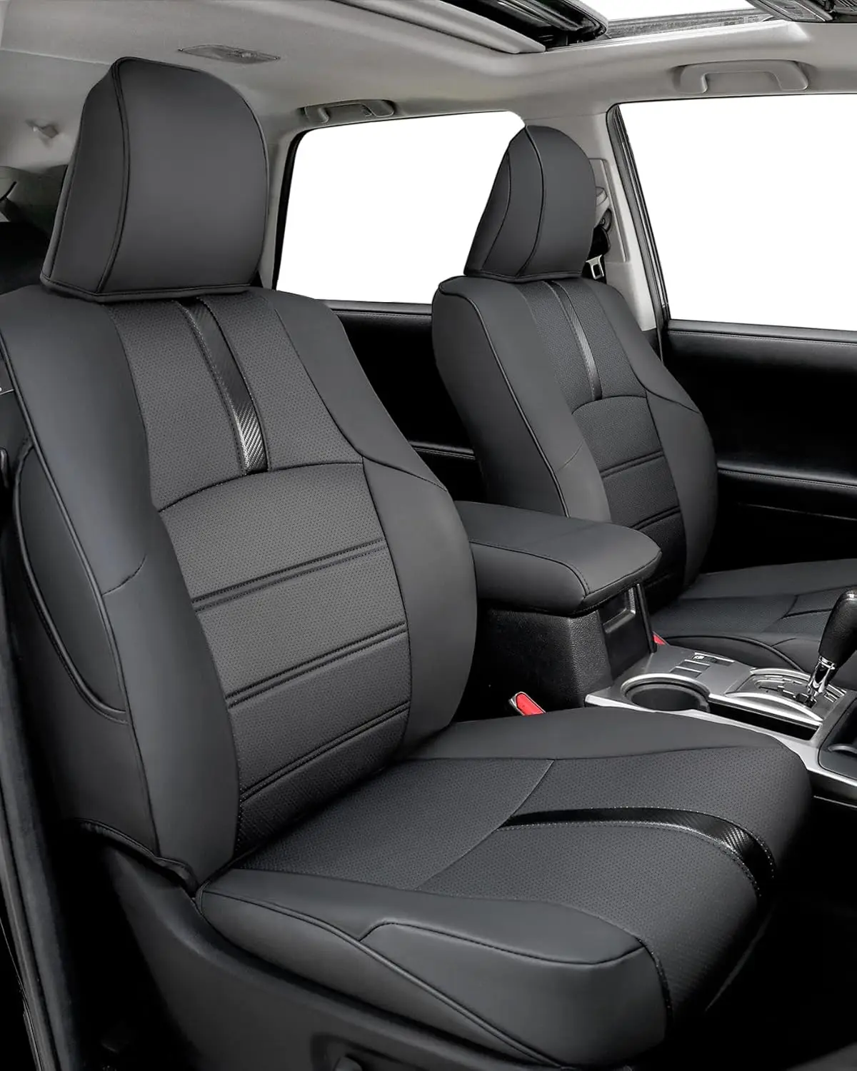 

Водонепроницаемые кожаные чехлы для сидений Toyota 4Runner 2011-2024, полный комплект на 5 мест, прочные аксессуары
