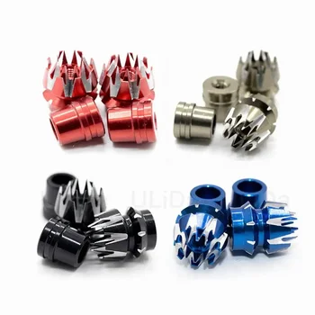 합금 CNC 가공 M3 M4 3D 스타일 짐벌 스틱 엔드 헤드 Futaba Spektrum Frsky JR Wfly RadioLink FlySky 업그레이드 부품