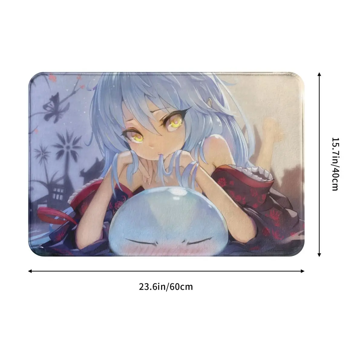 That Time I Got Reincarnated As A Slime Anime Bathroom Non-Slip Carpet Rimuru Kawaii Bedroom Mat Welcome Doormat Home Decor Rug