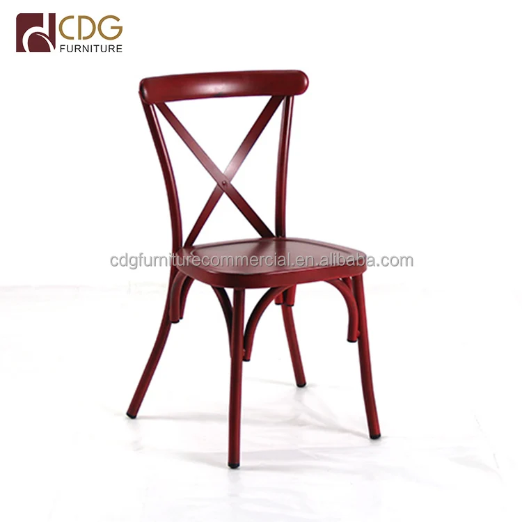 Aluminum french cross back chair antique coffee table restaurant dining table and chair sets cross table