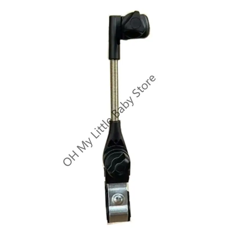

M76C Metal Frame Strollers Sunshade Clamp Wide Application For Wheelchairs Bikes Feature Tool Installation Secure Hold