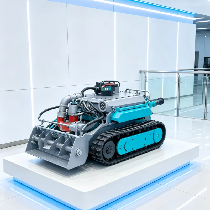 Customized Sludge Cleaning Robot Real Time Video Feedback For Pond Silt Cleaner Tank Sediment Remover Equipment