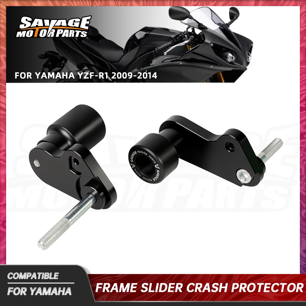 2014 R1 Frame Slider Crash Protector For Yamaha YZF-R1 YZFR1 2009-2013 Motorcycle Accessories Falling Protection Bobbins Pad