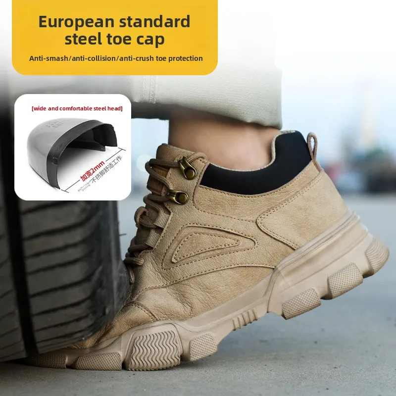 أحذية رياضية للعمل للرجال والنساء، أحذية أمان بغطاء صلب لأصبع القدم، مقاومة للثقب، أحذية أمان مضادة للسحق، مقاومة للماء #3