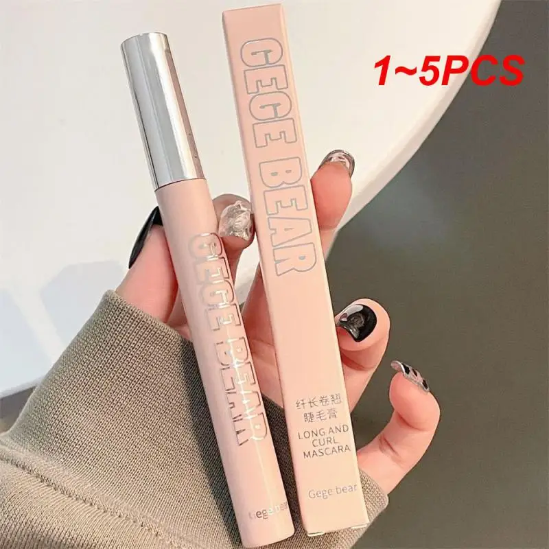 1 ~ 5PCS Mascara Dikke Blijvende 2 Kleuren Verlengen Wimper Oogmake-up Ultrafijne Wimperborstel Extension Curling niet Irriterend