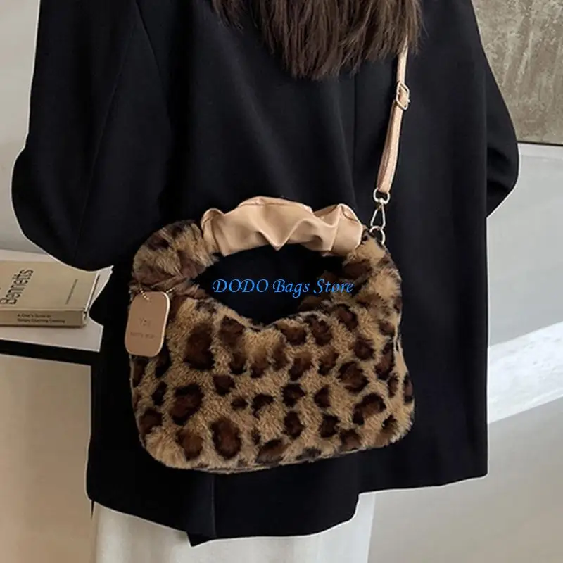 Soft Plush Women's Clutch Shoulder Bag