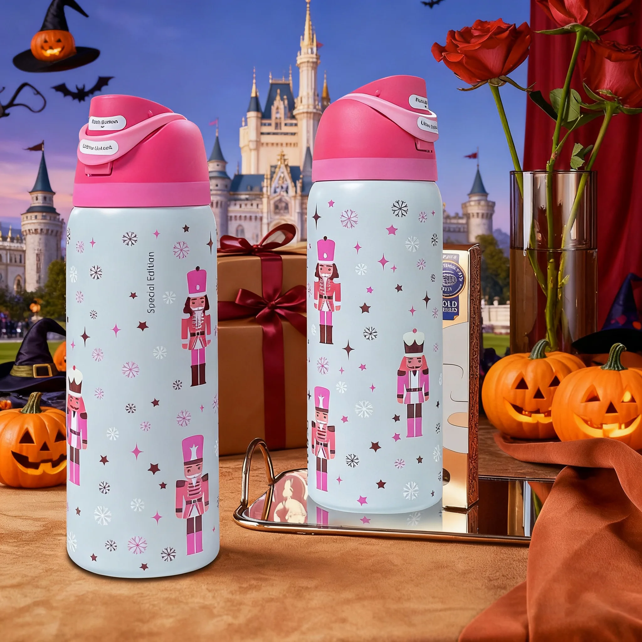 

OwaIa (щерелка) для двойных напитков, спортивная бутылка для воды на открытом воздухе, бутылка для воды для кемпинга с вакуумной изоляцией из нержавеющей стали 304