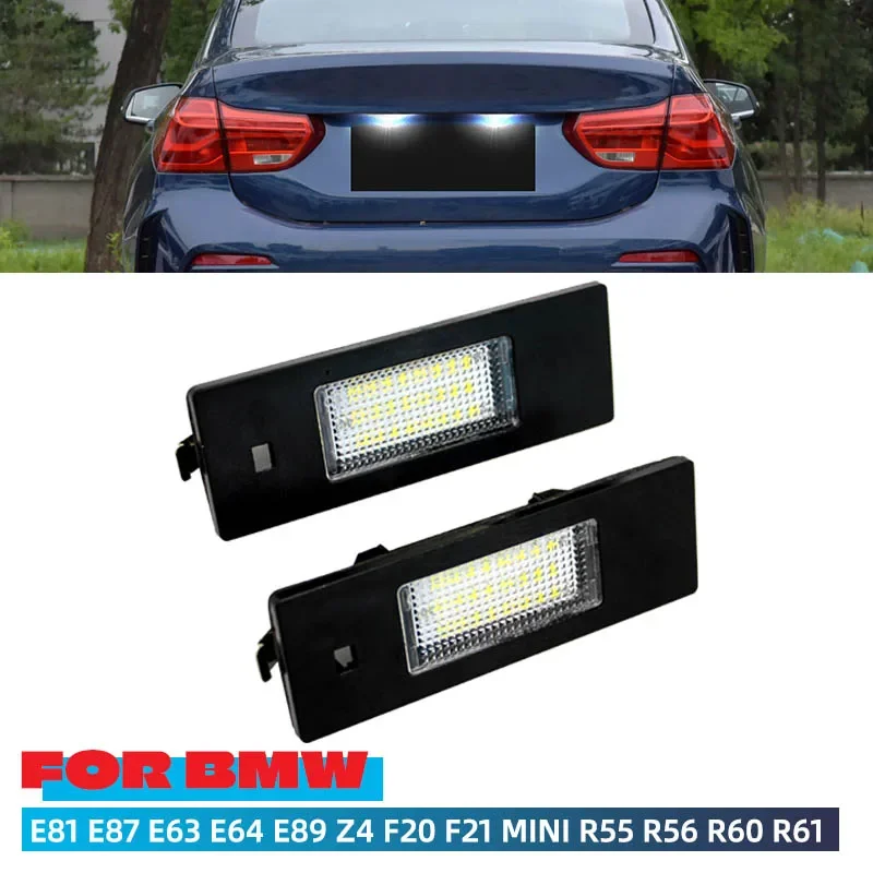

Автомобильный светодиодный светильник номерного знака для BMW 1 6 Z серии E81 E87 F20 F21 E63 E64 M6 F06 F12 F13 E85 E86 E89 Z4 I3 I01 Аксессуары