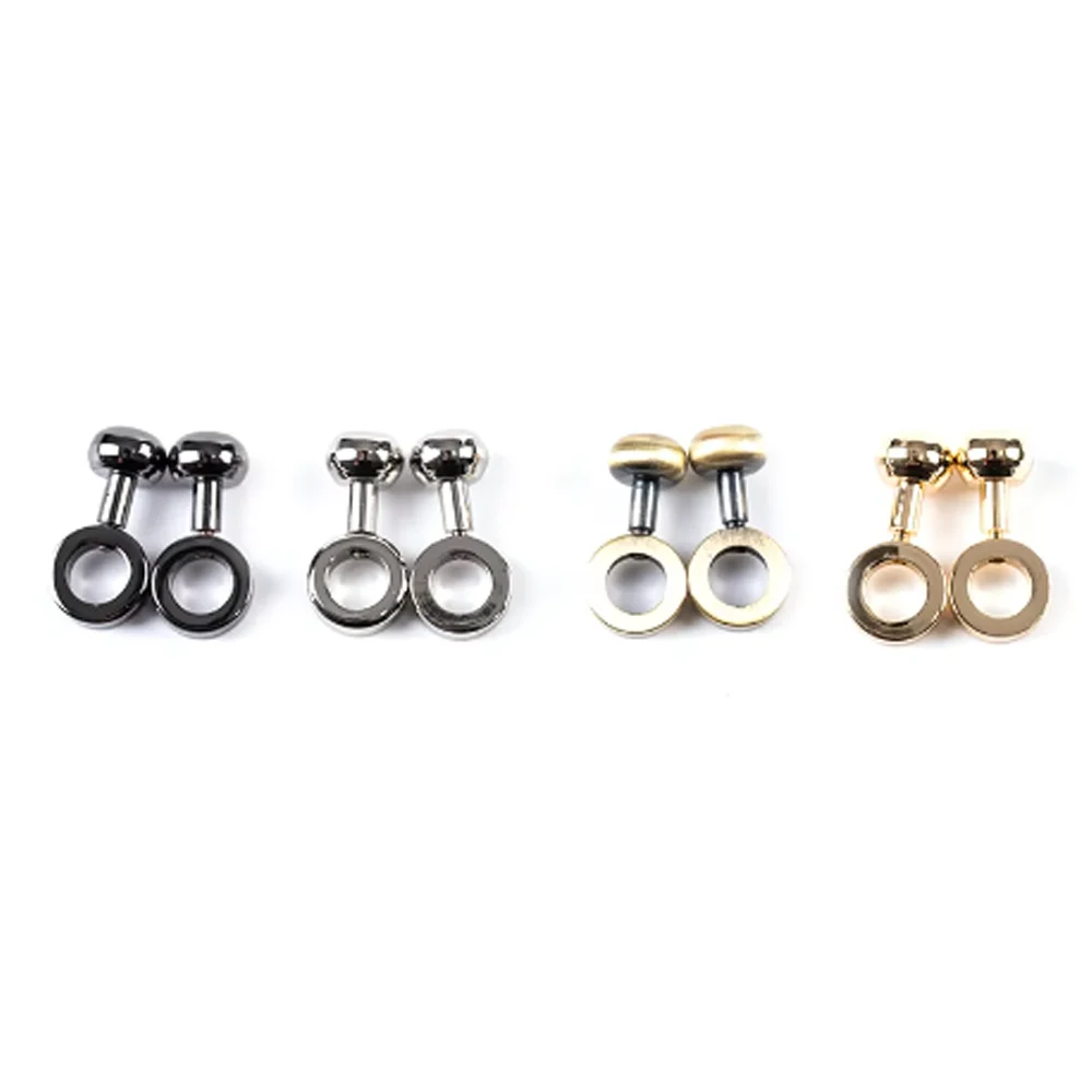 2pcs Pure Copper Bag Zipper Transform Buckles Accessories DIY Handbag Repair Kit Replace Chain Buckle Adjust Parts Hardware