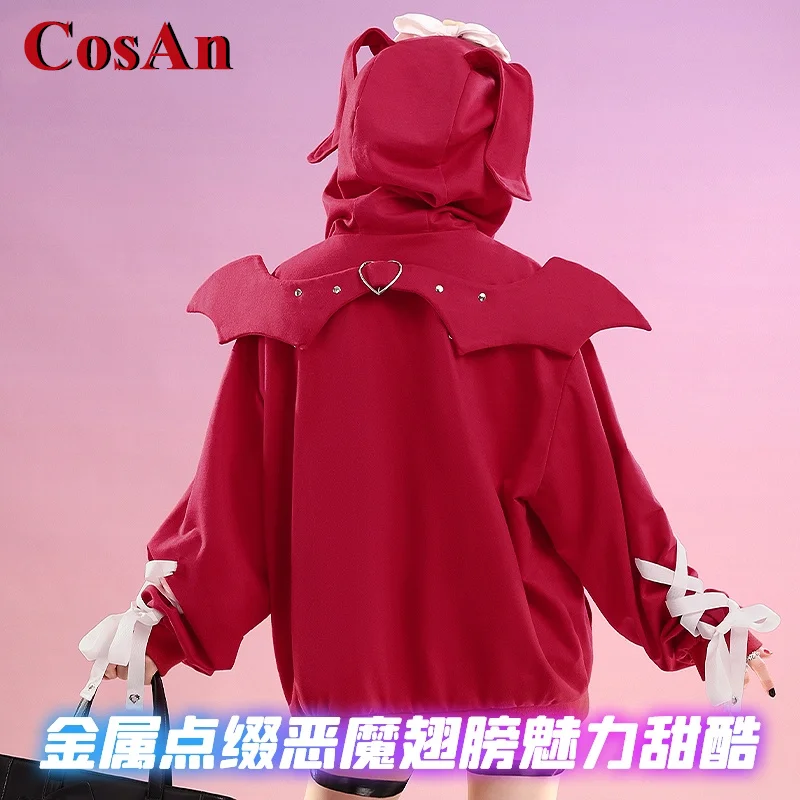 CosAn-Costume de Cosplay Needy Giatv Plus Riche, Ame Rain, Uniforme Doux, Vêtements de Jeu Py Party, Magnifique, Chaud