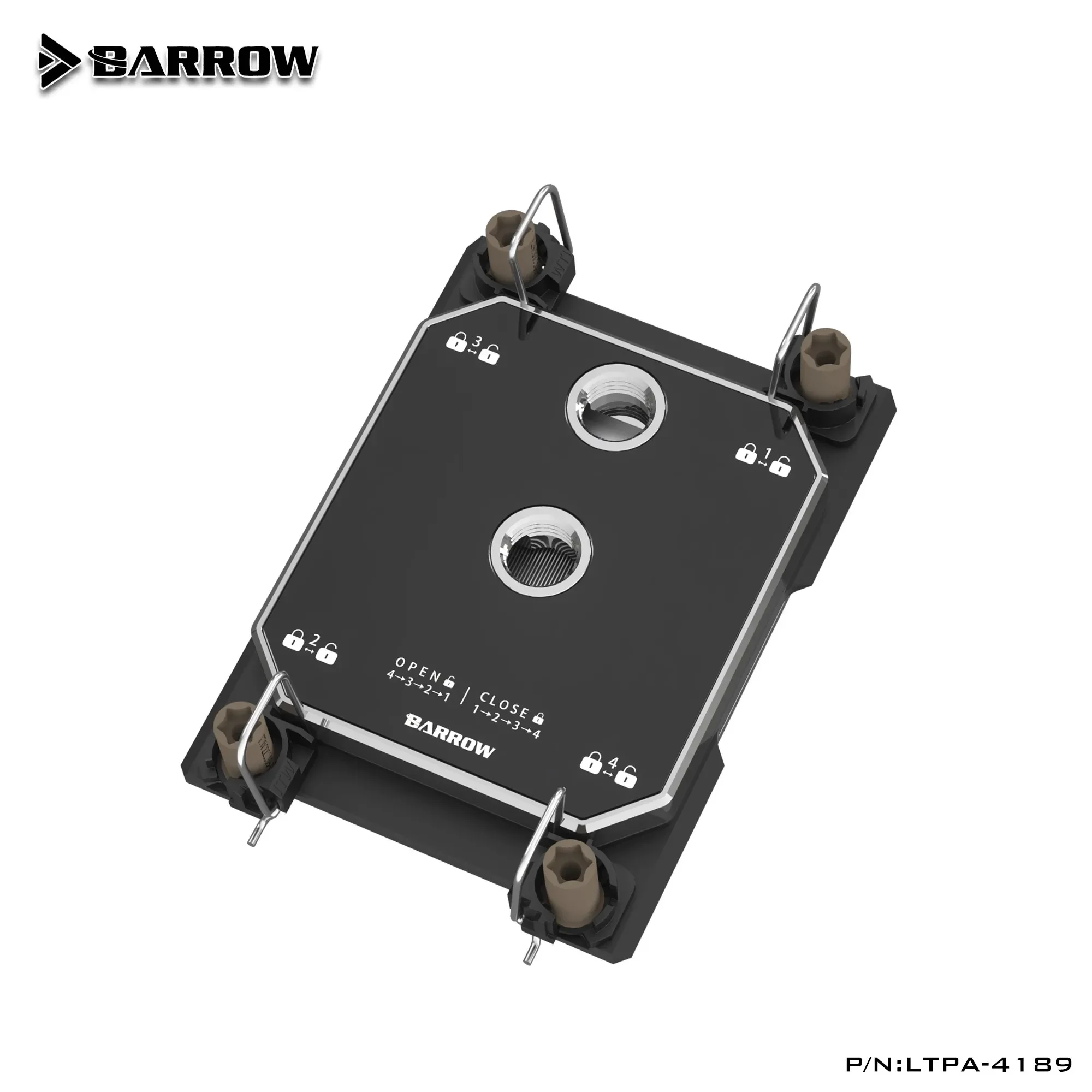 Barrow LTPA-4677 CPU Water Block Use for INTEL LGA4677 / LGA4189 /12th 13th Server AI Cloud Computing Liquid Cooling All-Metal
