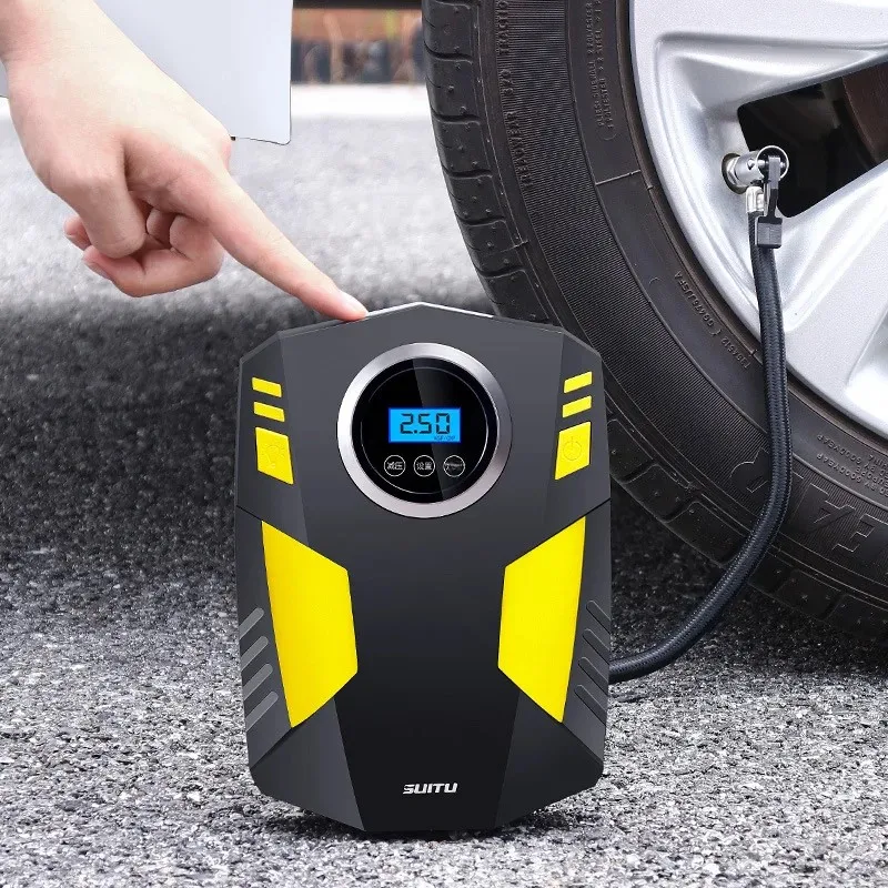 Portable Mini Smart Car Inflation Pump Digital Display Tire Air Pump For Electric Vehicles And Automobiles