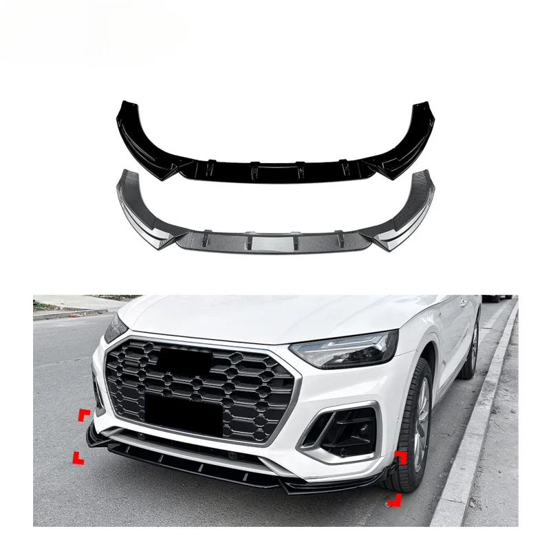 

Suitable for AMP-Z High Quality Wholesale Perfect Fitment Front Lip Splitter for Q5 FY Sline Facelift 2020-2024 Car Accesso
