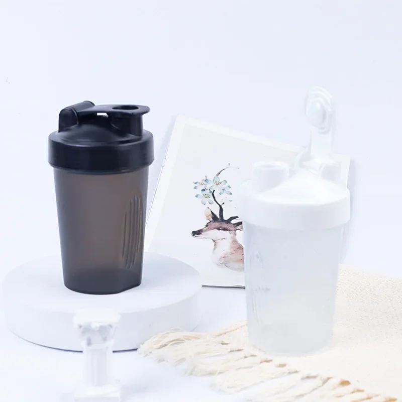 1 PC 400ml portable luxury high-class milkshake cup sports fitness protein powder shake cup gift soybean milk cup