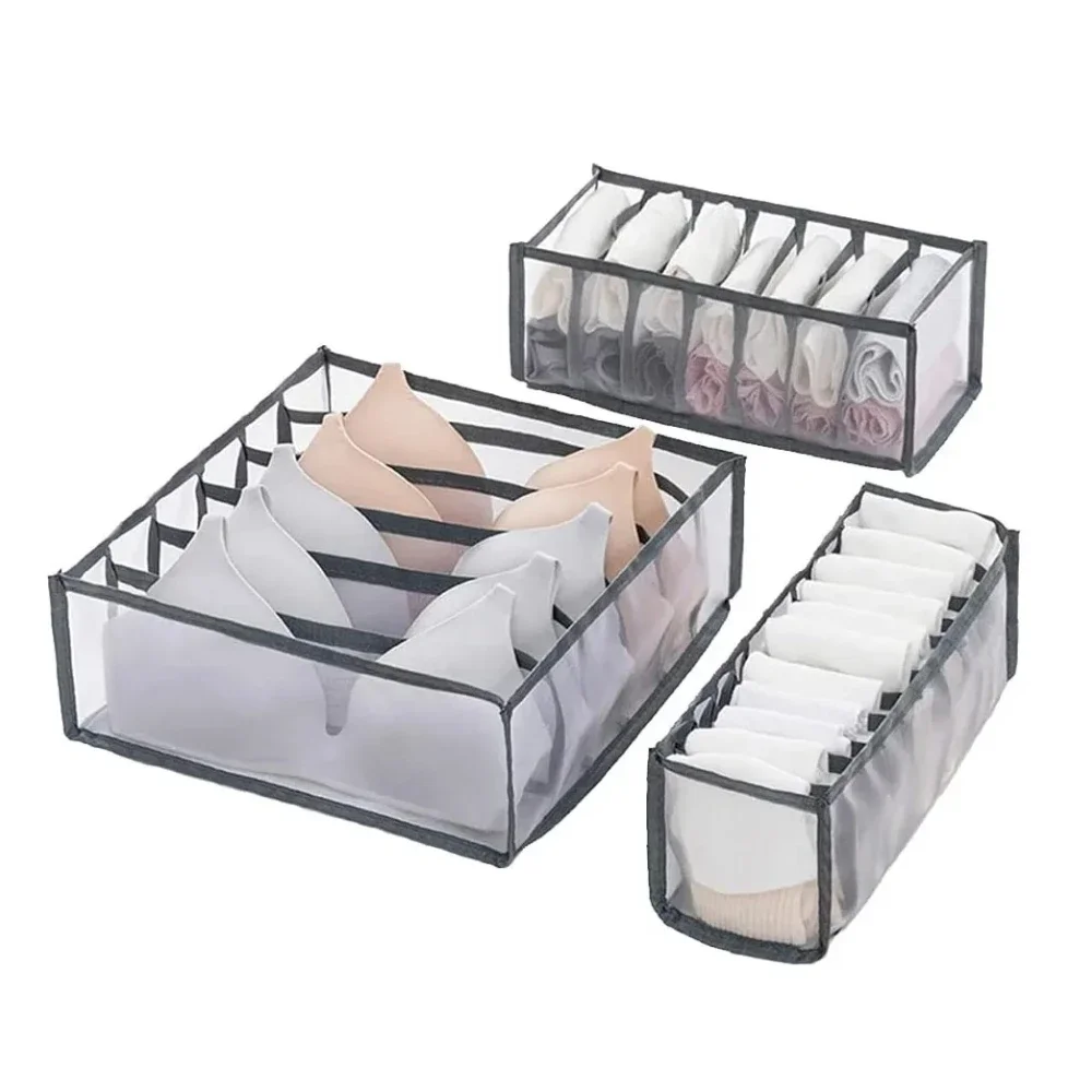 Underwear Bra Organizer Storage Box Panties Socks Storage Boxes Wardrobe Clothes Organizer Drawers Separator Boxes