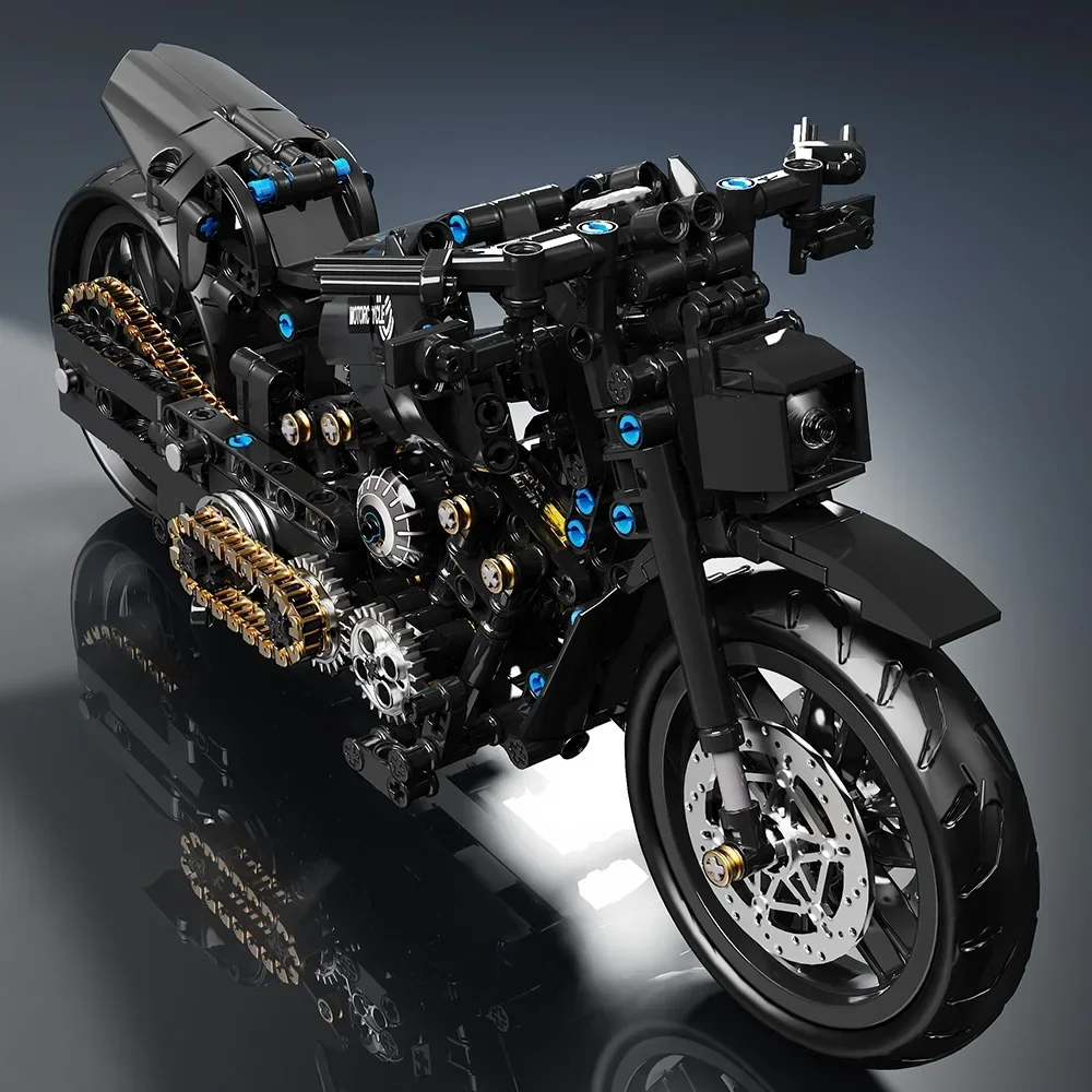 

Новые строительные блоки для мотоциклов, устойчивая основа, модель кирпичей, крутая форма, комплект украшений, развивающие игрушки для детей