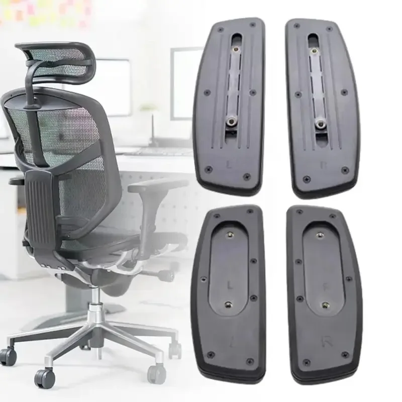 

Replacement Armrest Arm Pads with Mounting Hole Easy Installation Water Resistant Desk Chair Arm Pads Gaming Chair Parts