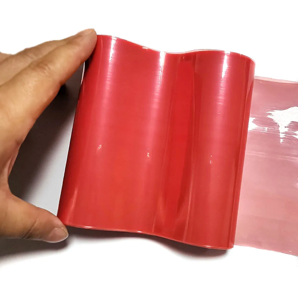 1-10 Meters Width 120mm Red Plastic Sausage Casing Meat Packing Tools Kitchen BBQ Tools Sausage Maker For Meat Grinder Machine