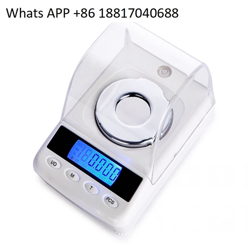 

50 г 0,001 г цифровые ювелирные весы 100 г высокоточный ЖК-дисплей миллиграмм грамм счетные весы алмазный драгоценный камень карат лабораторный вес баланс