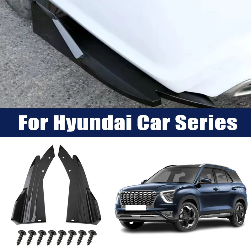 

Rear Bumper Lip Diffuser Splitter Canard Protector Front Spoiler Body Kit For Hyundai Elantra Sonata Tucson SantaFe Kona Veloste