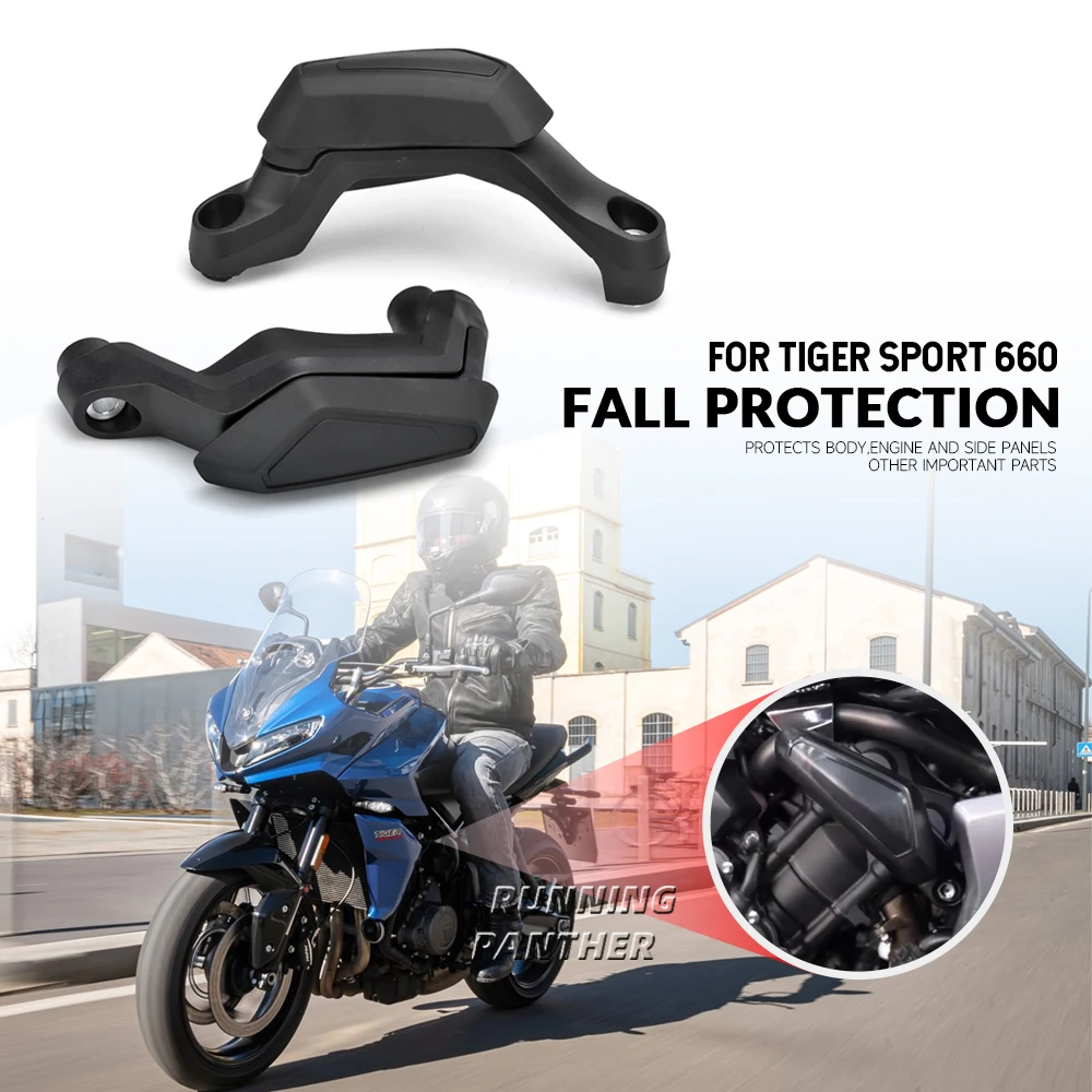 

For Tiger Sport 660 Sport660 2022 Motorcycle Engine Guard Anti Crash Frame Slider Fall Protection Falling Crash Protector Cover