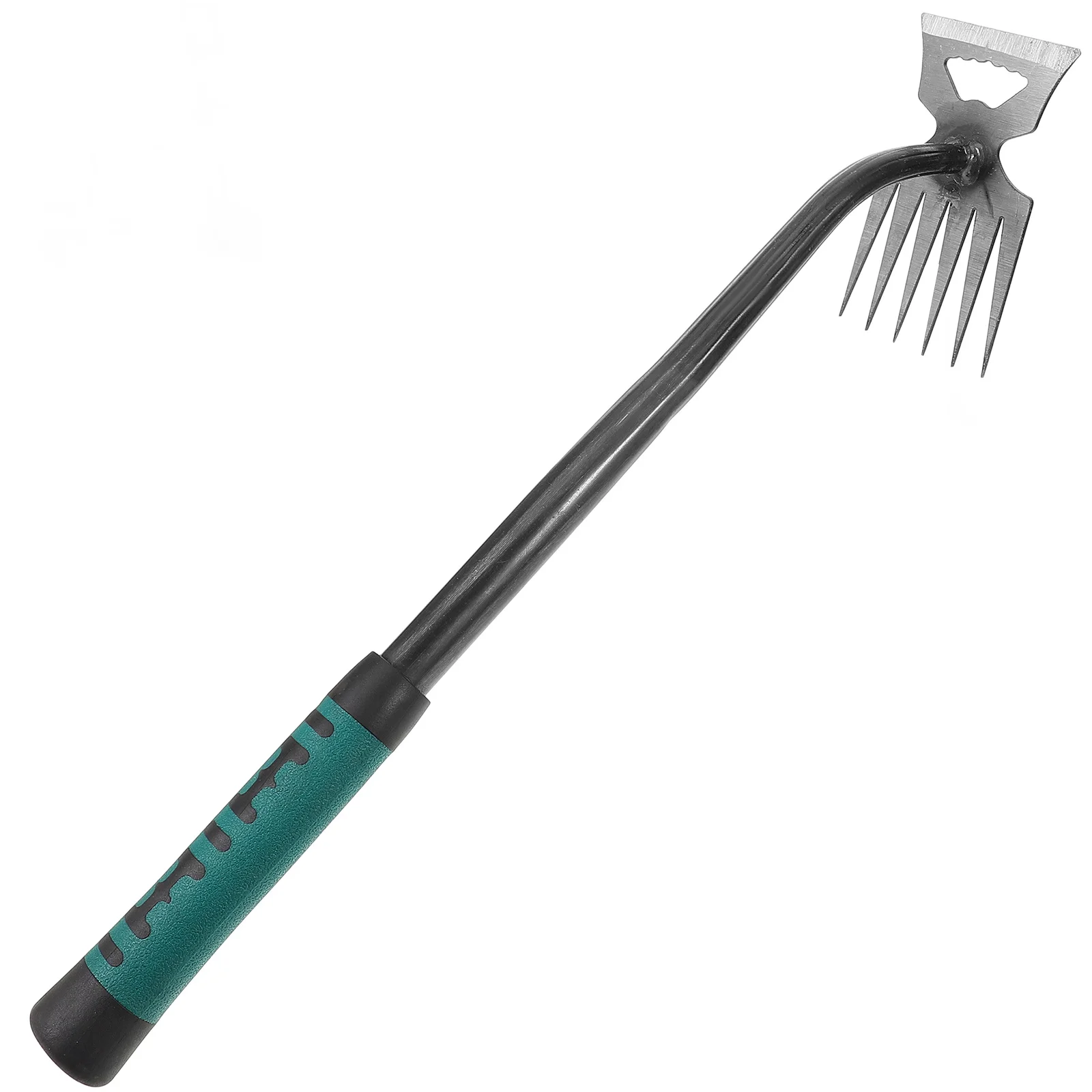 أداة إزالة الأعشاب الضارة متعددة الوظائف من الفولاذ لإزالة الأعشاب الضارة، شوكة إزالة الأعشاب الضارة اليدوية المتينة، أدوات البستنة في ساحة الحديقة، العنيد