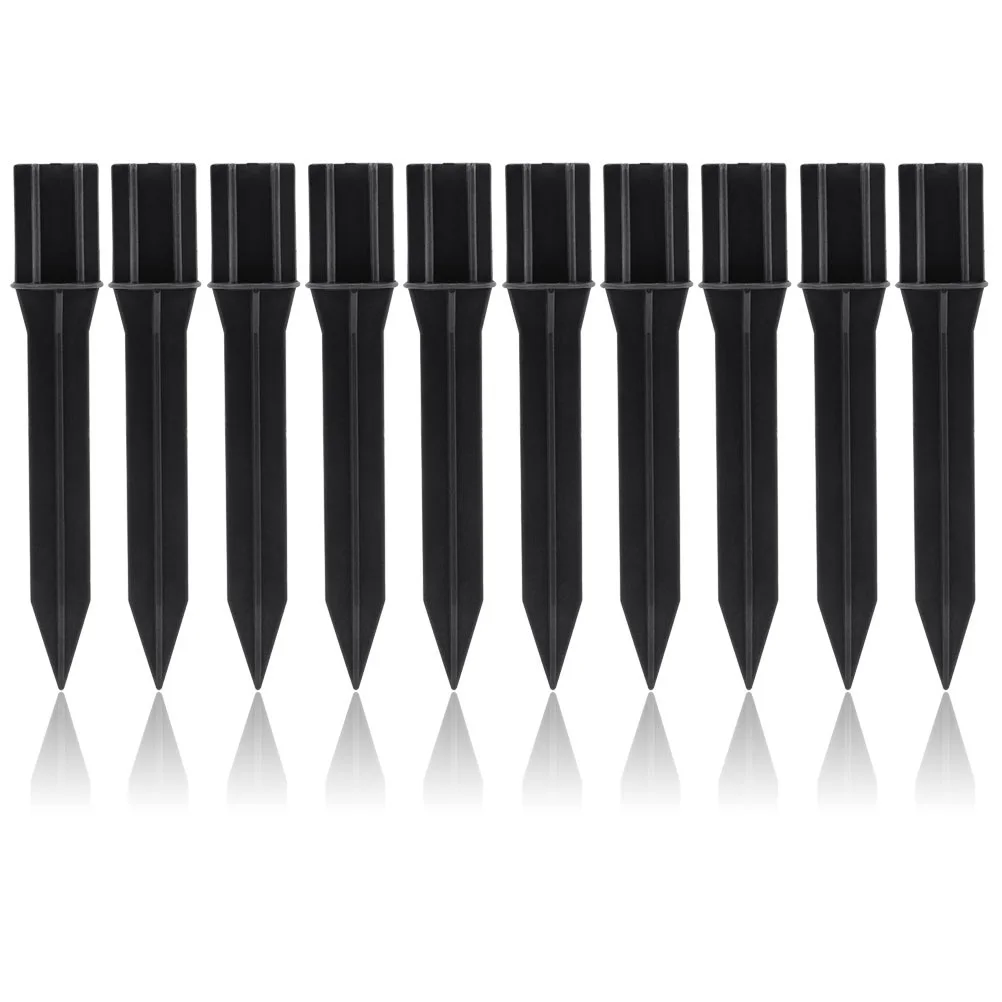 

10Pcs Ground Stake Landscape Lighting Lawn Lamp Replacement Plastic Stakes Solar Light Parts Outdoor Garden Accessories