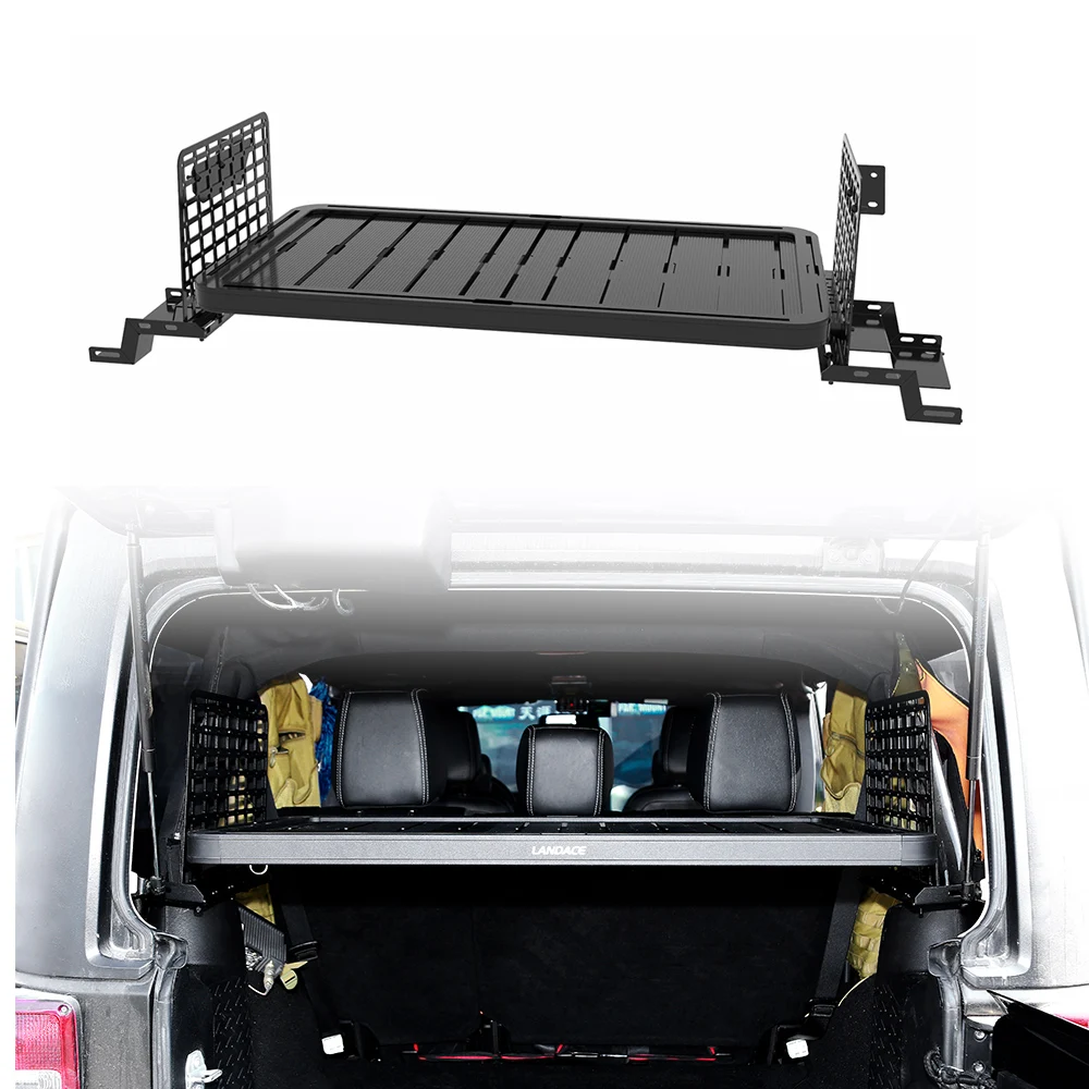 

Aluminum Alloy Tail Foldable Table Camping Cargo Shelf Storage Rack Back Shelfcustom