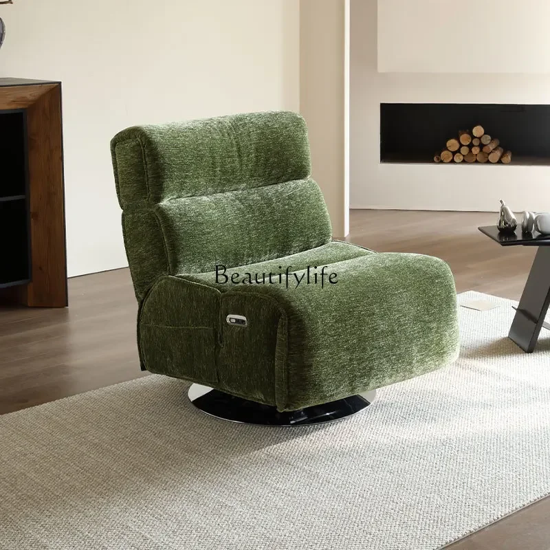 Chenier fabric single sofa electric function minimalist Italian high-end sofa can lie down