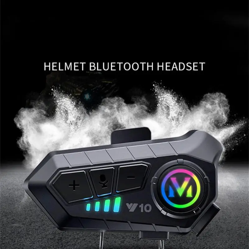 

Kebidumei Y10 Motorcycle Helmet Bluetooth Headset 2000Mah Super Long Standby Wireless Hands-free Waterproof Motorbike Earphone