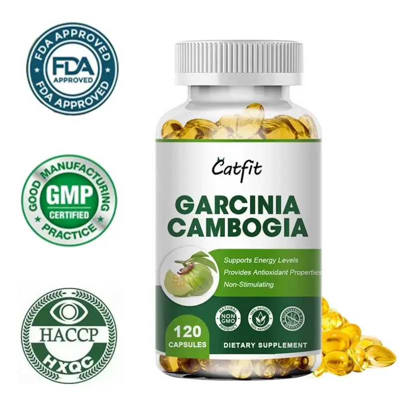 Garcinia Cambogia Capsules for Weight Loss Decrease 700mg Fat Burner for Men&Women Detox Skin Beauty Health Fast Slimming