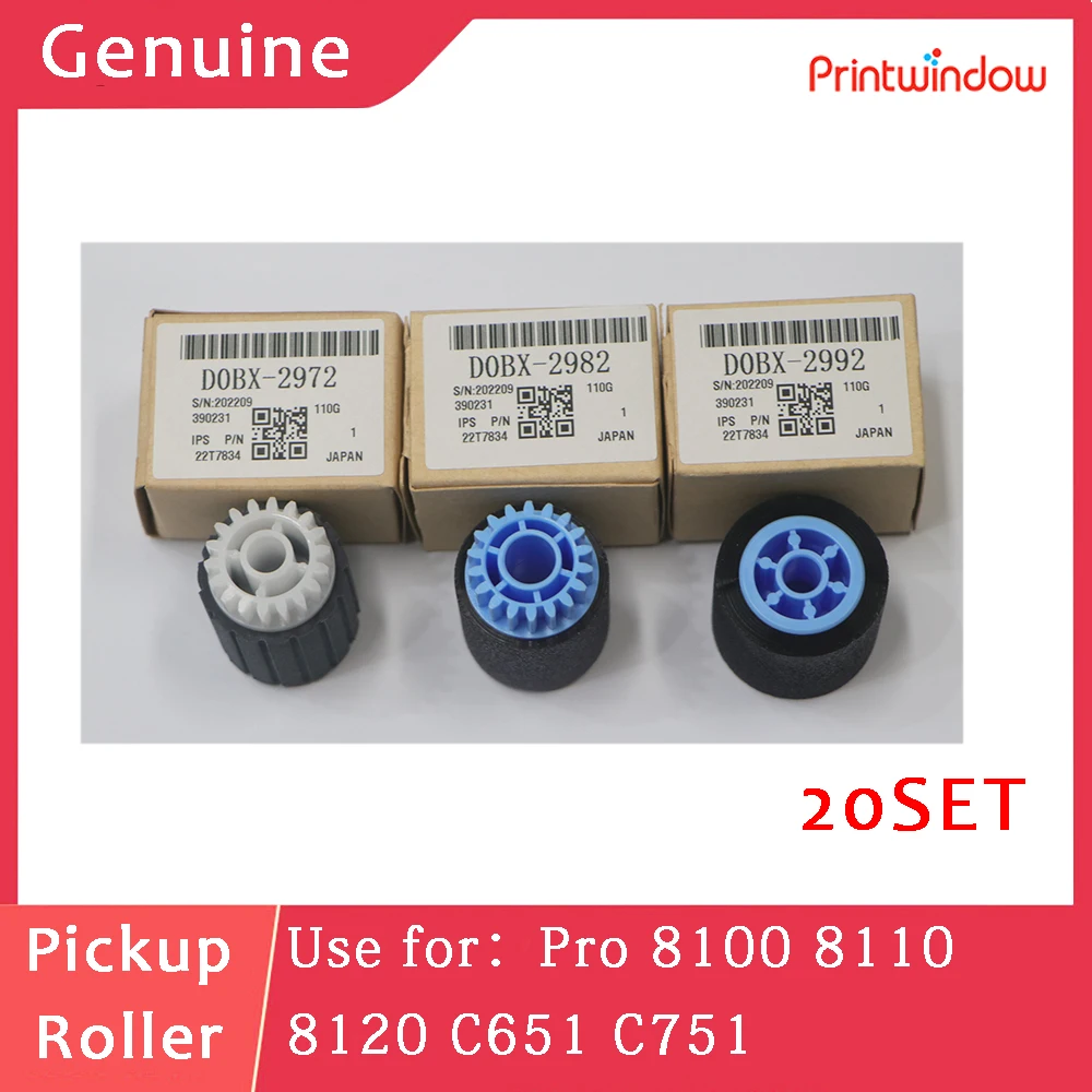 

20 комплектов, оригинальный ролик захвата D0BX-2972 D0BX-2982 D0BX-2992 для Ricoh Pro 8100 8110 8120 C651 C751
