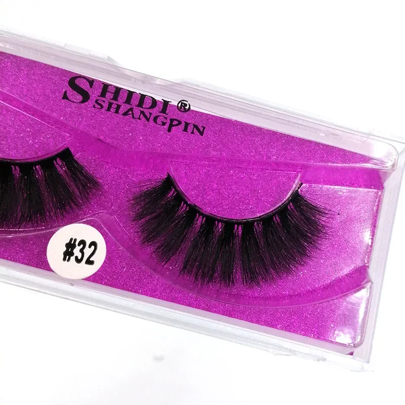 3D Faux Mink Eyelashes False Eyelashes Dramatic Fake Lashes Makeup Extension Eyelashes