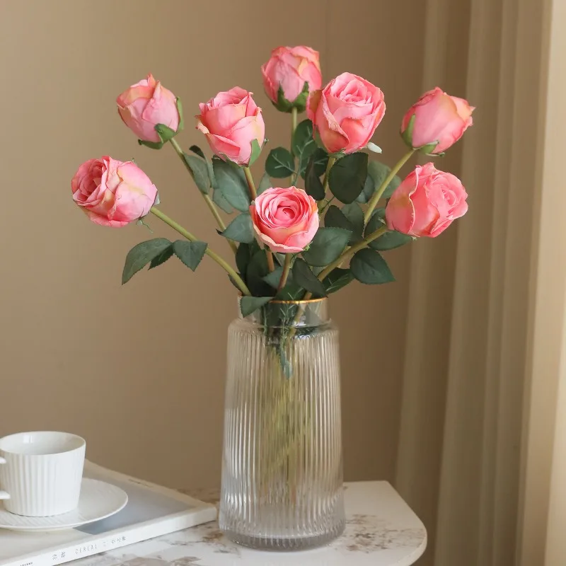 

Artificial Rose Bouquets are Suitable for Home, Wedding, and Garden Decorations, and are a Mother's Day Gift for Mom.