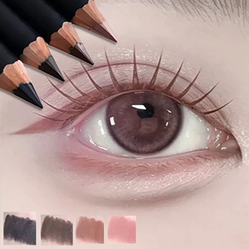 4-Color Gel Eyeliner Aegyo Sal Pencil Nude Pink Lying Silkworm Long Lasting Natural Lower Lash Line Eyes Makeup Highlighter Pen