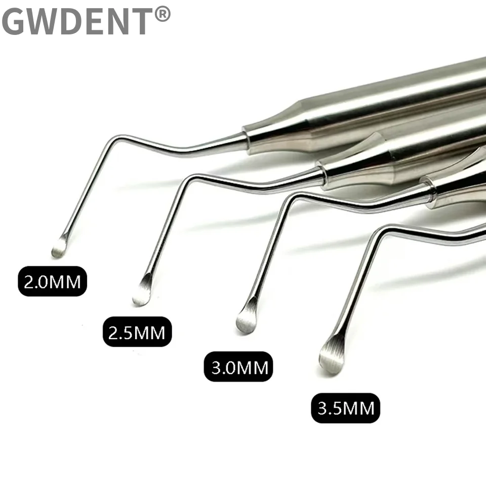 1Pcs Dental Gracey Curette Periodontal Bone Curettes Perio Dental Tooth Cleaning Scaler Dental Tool