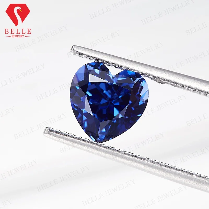 New Promotion Wholesale Brilliant Heart Cut Natural Lab Grown Sapphire VVS1 AGL Certificated Diamond Beads Jewelry Making Charms