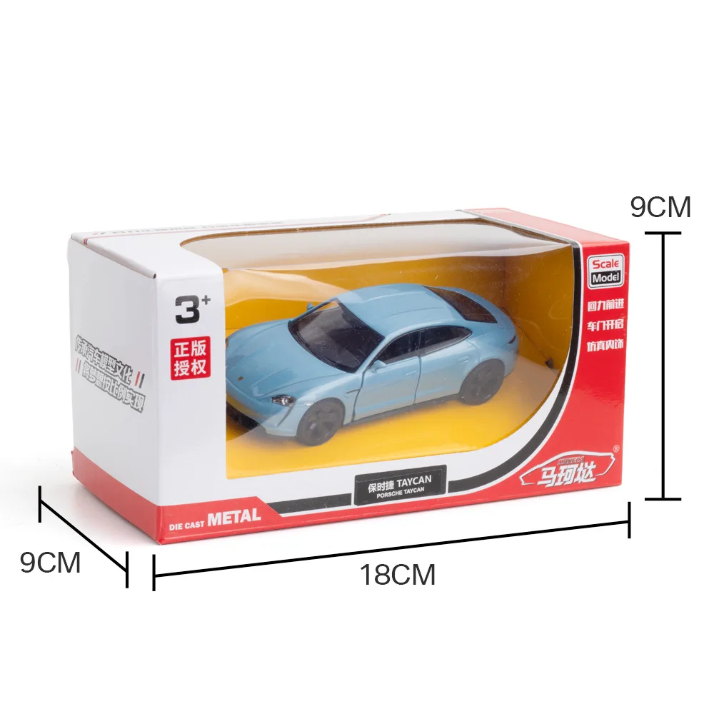 1:36 Taycan Turbo S Car Metal Diecast Similation Toy Vehicle Model Pull Back Car Alloy Toy Car For Kids Boys Gifts Diecast