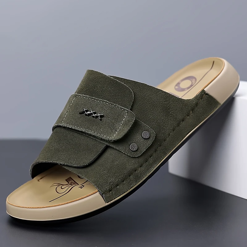 

Everyday Casual Slippers Smooth Eva Anti Slip Textured Sole Sport Slides for Bathroom Use and Seaside Outdoor Recreation Time