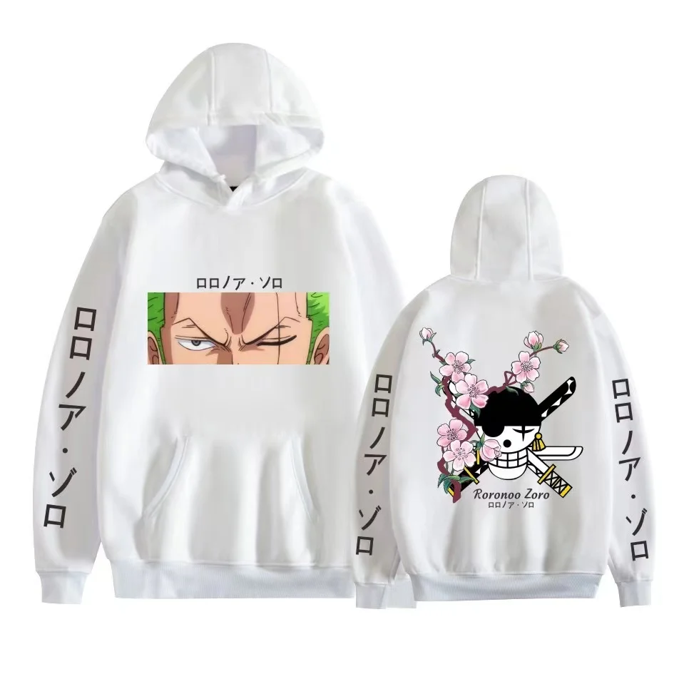 2024 One Piece printed hoodie long sleeve hoodie Spring men and women hoodie